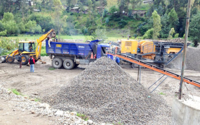 Desarrollo de cantera de río Llaucan-Bambamarca